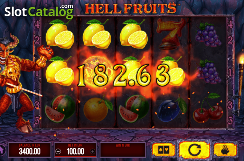 Οθόνη5. Hell Fruits Κουλοχέρης