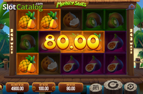 Οθόνη3. Monkey Slots Κουλοχέρης