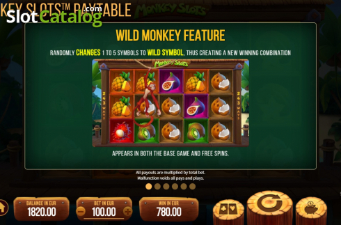 Οθόνη7. Monkey Slots Κουλοχέρης