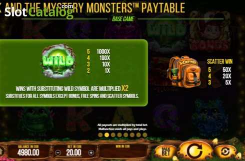 Οθόνη6. Jack And The Mystery Monsters Κουλοχέρης