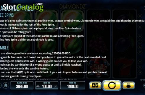 Οθόνη8. Diamondz Κουλοχέρης