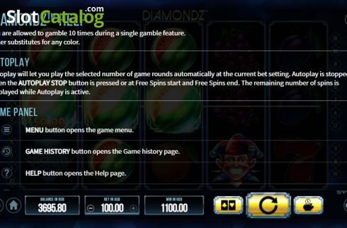 Οθόνη9. Diamondz Κουλοχέρης