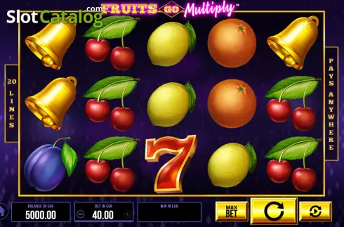 Οθόνη2. Fruits Go Multiply Κουλοχέρης