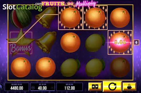 Οθόνη4. Fruits Go Multiply Κουλοχέρης