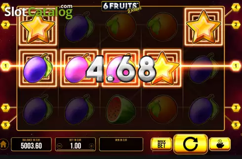 Οθόνη4. 6 Fruits Deluxe Κουλοχέρης