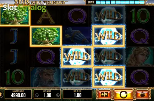 Οθόνη4. Zeus Wild Thunder Κουλοχέρης