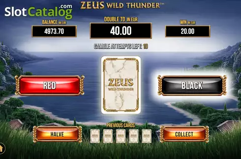 Οθόνη7. Zeus Wild Thunder Κουλοχέρης