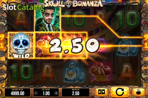 Οθόνη4. Skull Bonanza Κουλοχέρης