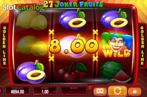 Οθόνη4. 27 Joker Fruits Κουλοχέρης