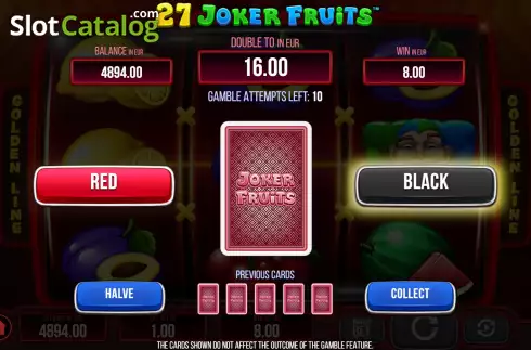 Οθόνη5. 27 Joker Fruits Κουλοχέρης