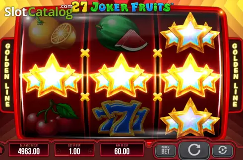 Οθόνη7. 27 Joker Fruits Κουλοχέρης