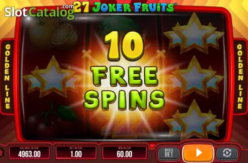 Οθόνη8. 27 Joker Fruits Κουλοχέρης