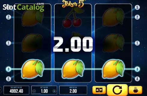 Οθόνη3. Joker 5 (SYNOT) Κουλοχέρης
