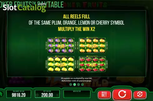 Οθόνη5. 81 Joker Fruits Κουλοχέρης