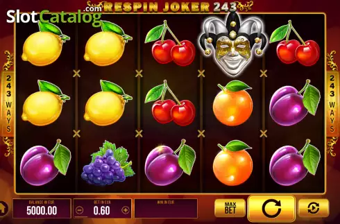 Οθόνη2. Respin Joker 243 Κουλοχέρης