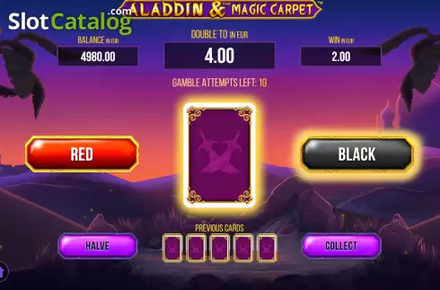 Οθόνη5. Aladdin and The Magic Carpet Κουλοχέρης