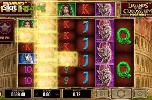 Οθόνη4. Legends of the Colosseum Megaways Κουλοχέρης
