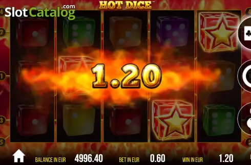 Οθόνη3. Hot Dice Κουλοχέρης