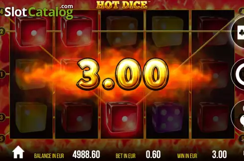 Οθόνη4. Hot Dice Κουλοχέρης