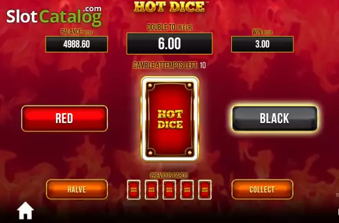 Οθόνη5. Hot Dice Κουλοχέρης