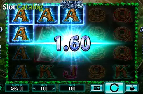 Οθόνη4. Moonlight Fortune 50 Κουλοχέρης