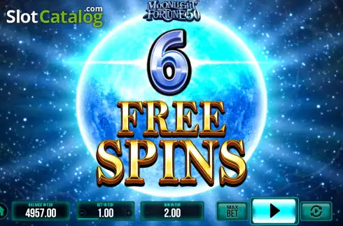 Οθόνη8. Moonlight Fortune 50 Κουλοχέρης