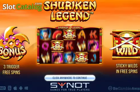 Οθόνη2. Shuriken Legend Κουλοχέρης
