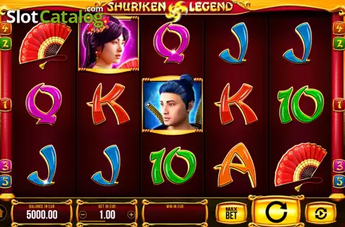 Οθόνη3. Shuriken Legend Κουλοχέρης