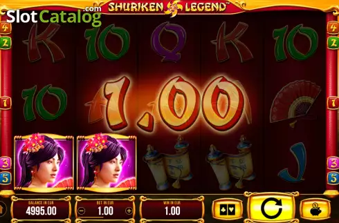 Οθόνη4. Shuriken Legend Κουλοχέρης