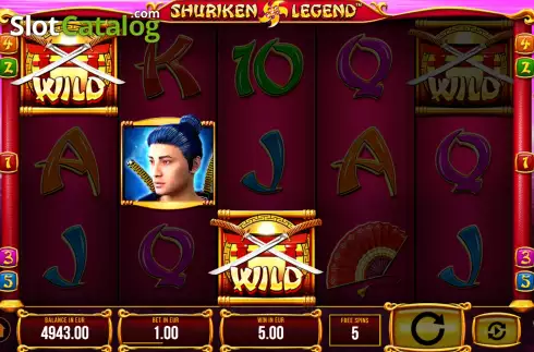 Οθόνη9. Shuriken Legend Κουλοχέρης