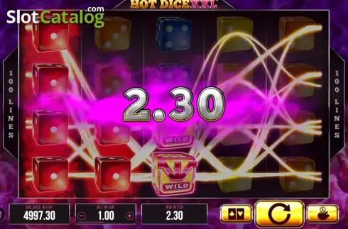 Οθόνη3. Hot Dice XXL Κουλοχέρης