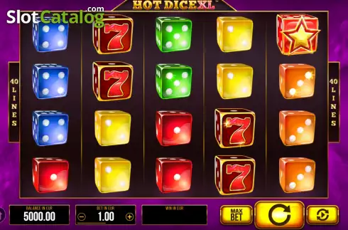 Οθόνη2. Hot Dice XL Κουλοχέρης