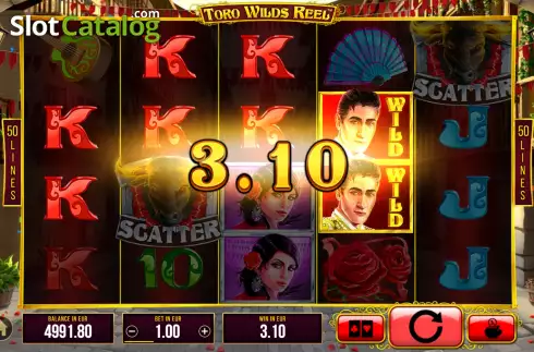 Οθόνη4. Toro Wilds Reel Κουλοχέρης