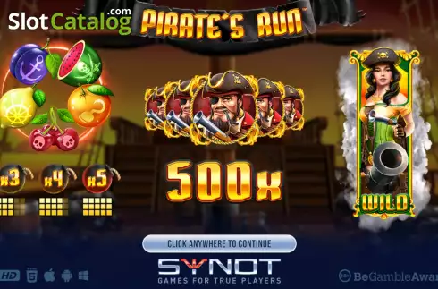 Οθόνη2. Pirate's Run Κουλοχέρης