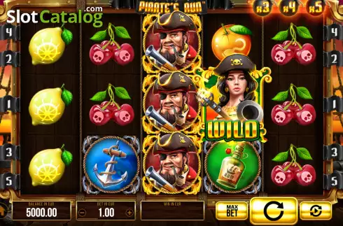 Οθόνη3. Pirate's Run Κουλοχέρης