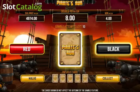 Οθόνη6. Pirate's Run Κουλοχέρης
