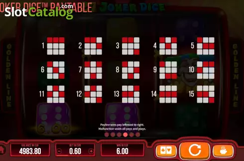 Οθόνη9. 27 Joker Dice Κουλοχέρης 