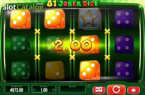 Οθόνη3. 81 Joker Dice Κουλοχέρης