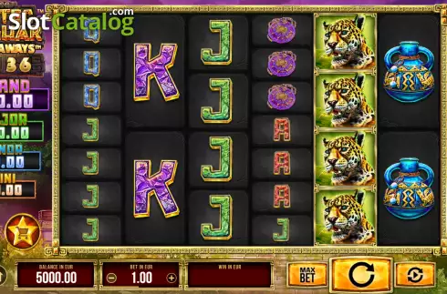 Οθόνη2. Aztec Jaguar Megaways Κουλοχέρης