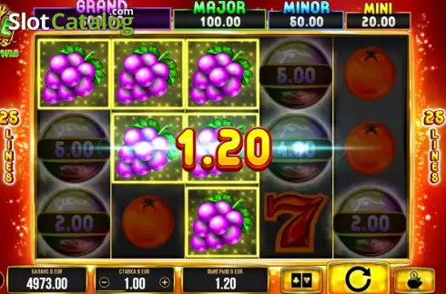Οθόνη3. Crazy Free Fruits Κουλοχέρης