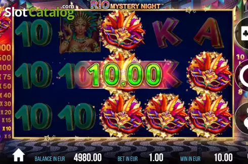 Οθόνη3. Rio Mystery Night Κουλοχέρης