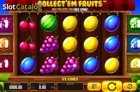Οθόνη2. Collect'em Fruits Κουλοχέρης 