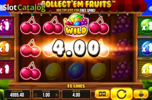 Οθόνη3. Collect'em Fruits Κουλοχέρης 