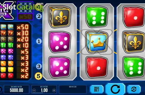 Οθόνη2. Big X Dice Κουλοχέρης