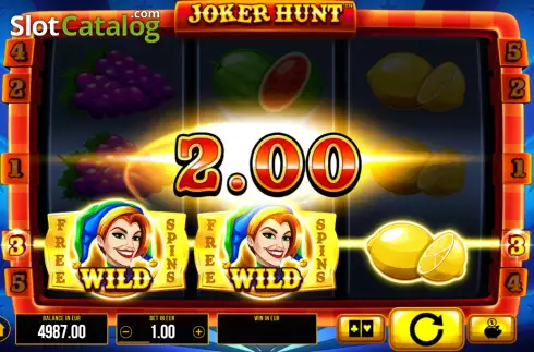 Οθόνη4. Joker Hunt Κουλοχέρης