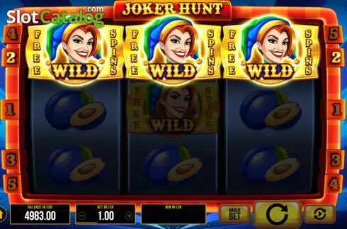 Οθόνη7. Joker Hunt Κουλοχέρης