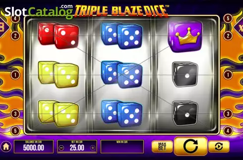 Οθόνη2. Triple Blaze Dice Κουλοχέρης