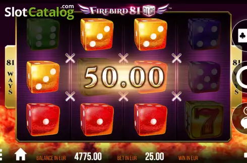Οθόνη3. Firebird 81 Dice Κουλοχέρης