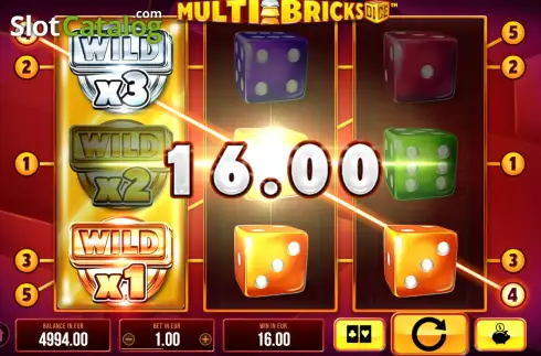 Οθόνη3. Multi Bricks Dice Κουλοχέρης