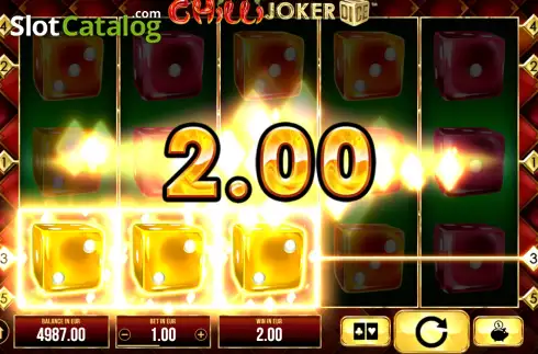 Οθόνη3. Chilli Joker Dice Κουλοχέρης 